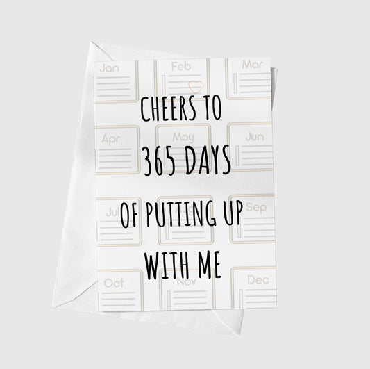 Cheers to 365 Days
